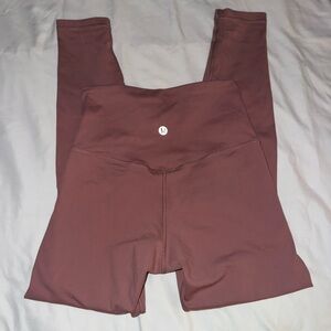 lululemon pink legging 25”